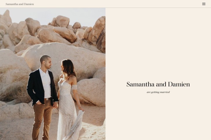 Damien Wedding Website