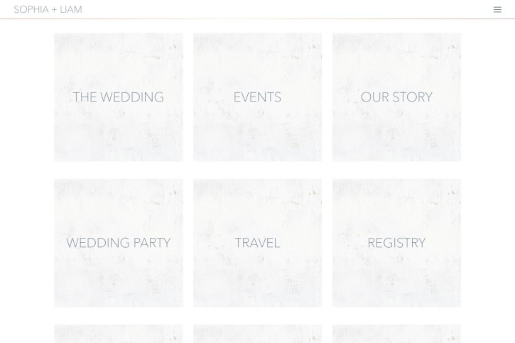 Storm Wedding Website