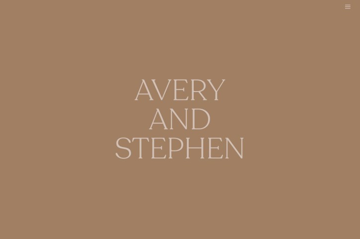 Avery Wedding Website