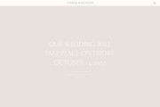 Farrah Wedding Website