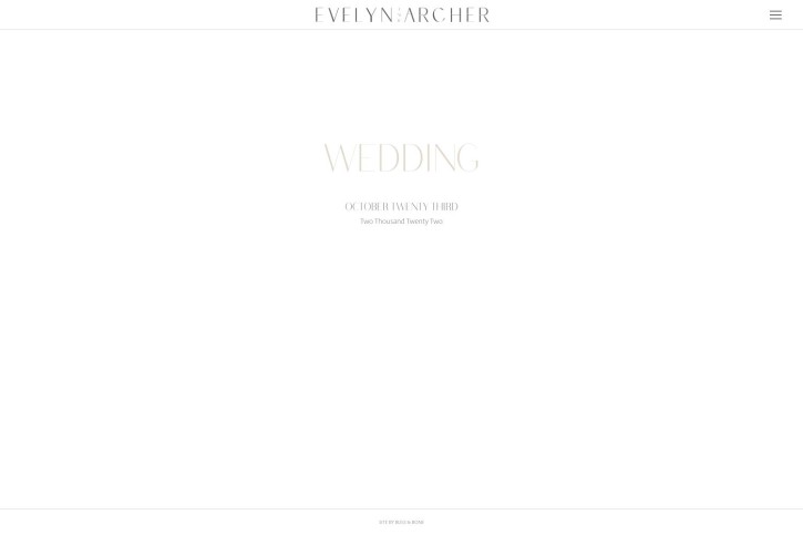 Archer Wedding Website