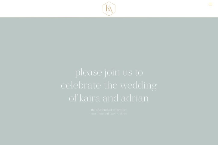Kaira Wedding Website