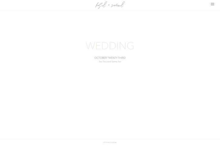 Paper 12 Wedding Website