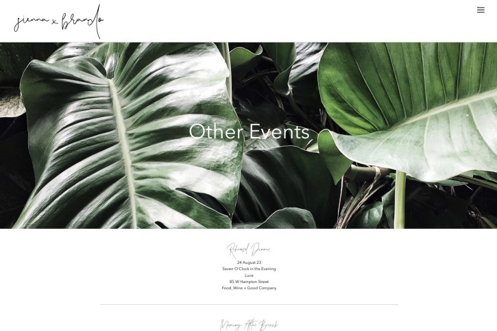 Brando Wedding Website
