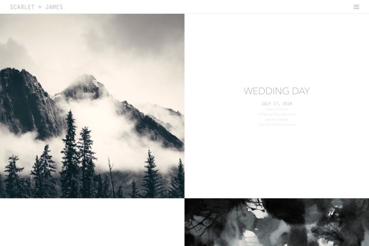 Peak Wedding Website