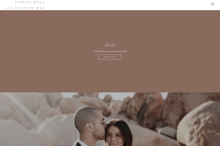 Botanica-IV Wedding Website