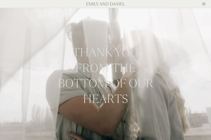 Emily Wedding Website