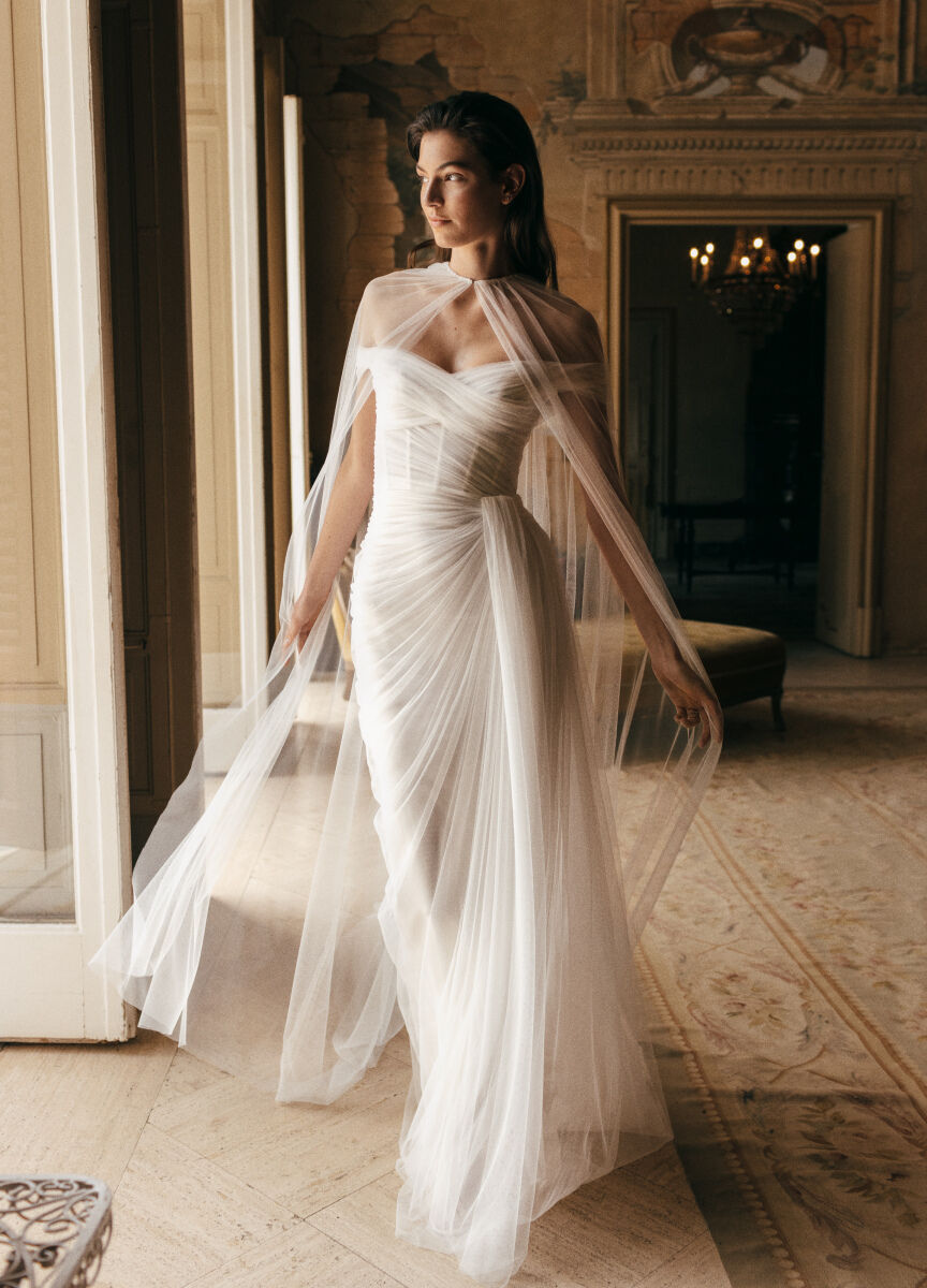 2023 Wedding dress trends: transparent details by Monique Lhuillier