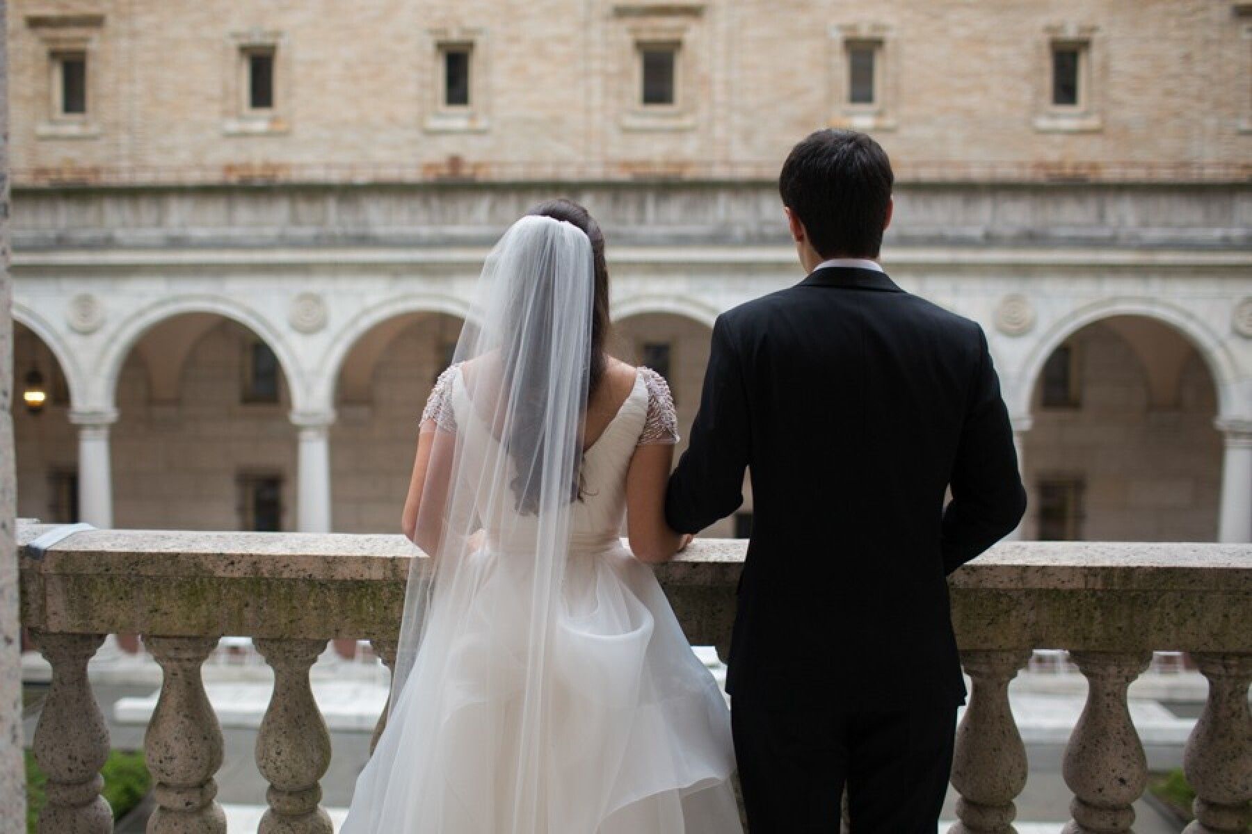 Leah & Michael, Wedding, Boston Public Library