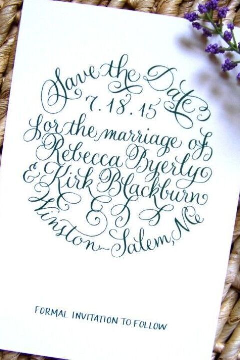Calligraphy by Carole