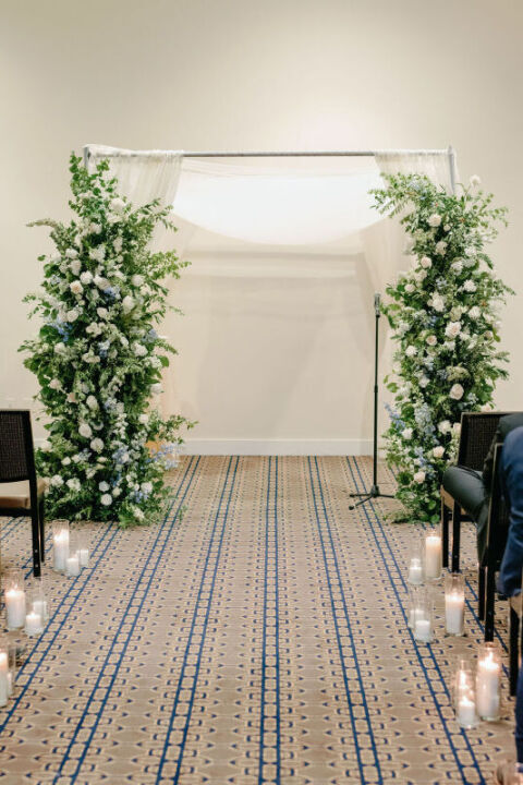 An Indoor Wedding for Stella and Nick 