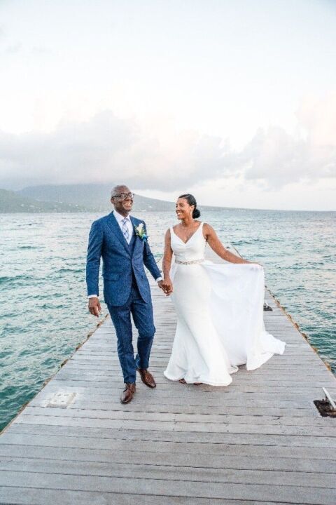 A Beach Wedding for Erica and Melvin
