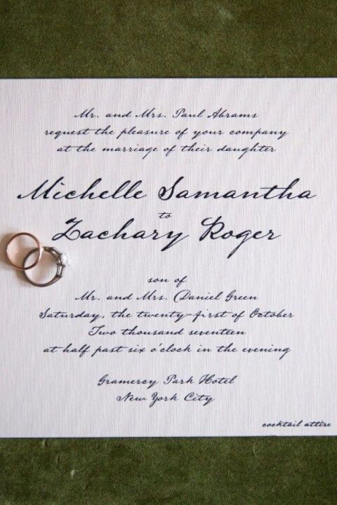 A Formal Wedding for Michelle and Zachary