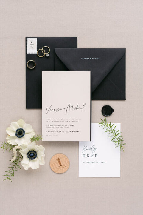 A Modern Wedding for Vanessa and Michael