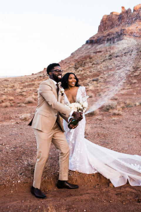 A Desert Wedding for Chasity and Francois