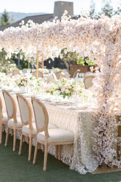 16 Stunning Flower Chandeliers & Hanging Wedding Decorations