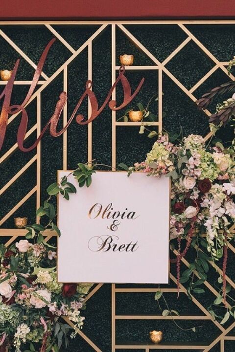 A Glam Wedding for Olivia and Brett
