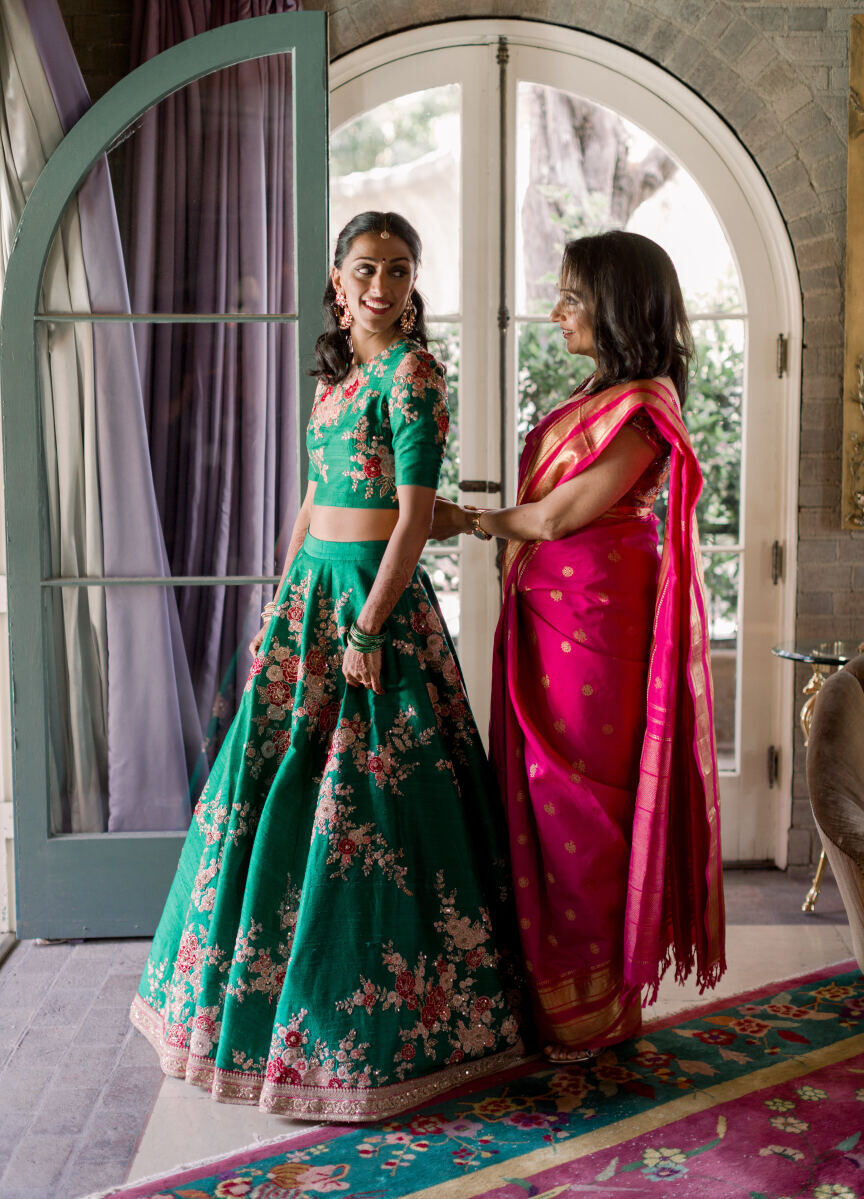 Best Mother of the Bride Dresses: A traditional ensemble in vibrant fuchsia that's worth celebrating.