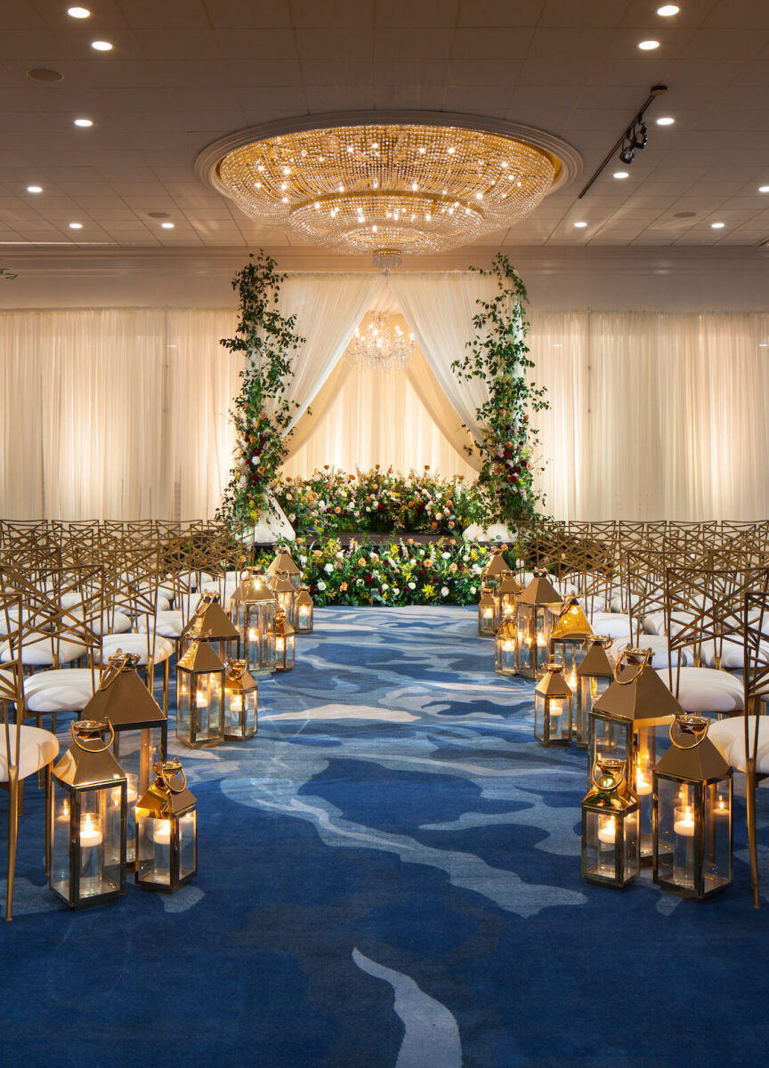 City Weddings: A ceremony setup at The Westin Oaks Houston hotel.
