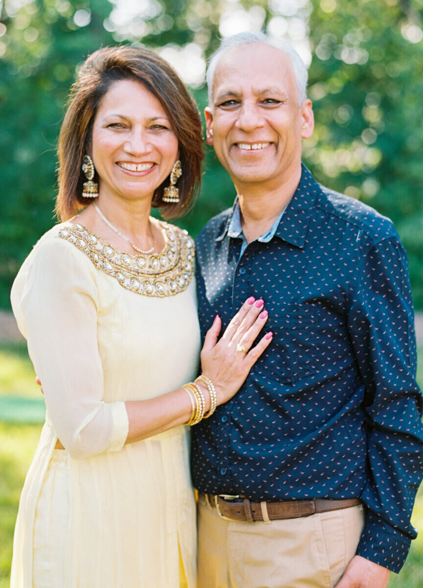 Guests were all smiles at this destination Indian wedding.