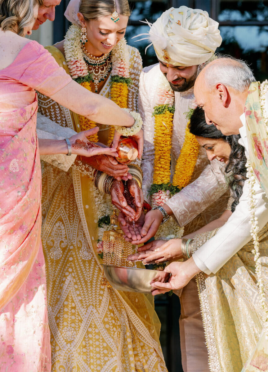 An Indian fusion wedding ceremony in Texas.