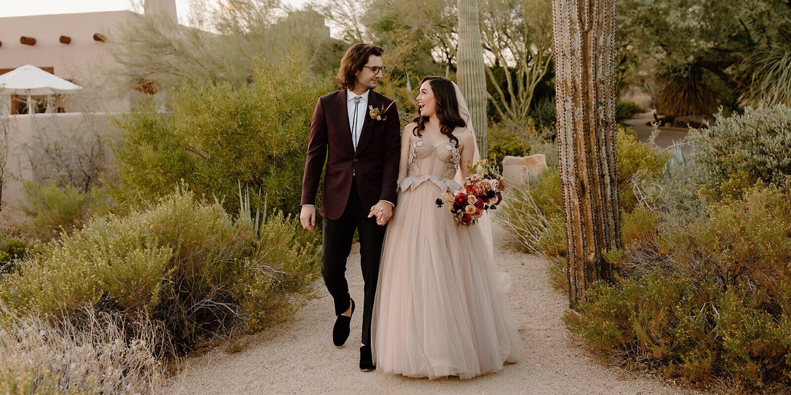 Wedding vendor: See more from Hannah and Tim's desert wedding