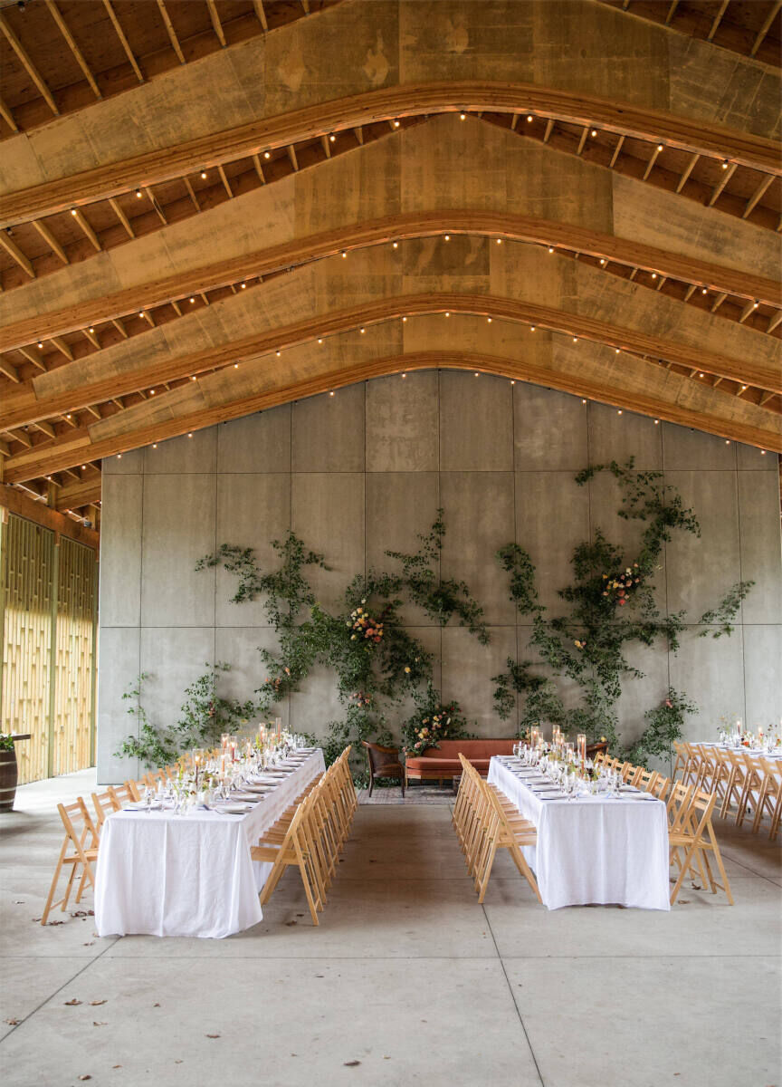 Best Wedding Venues for Creative Couples: Gather Greene reception setup