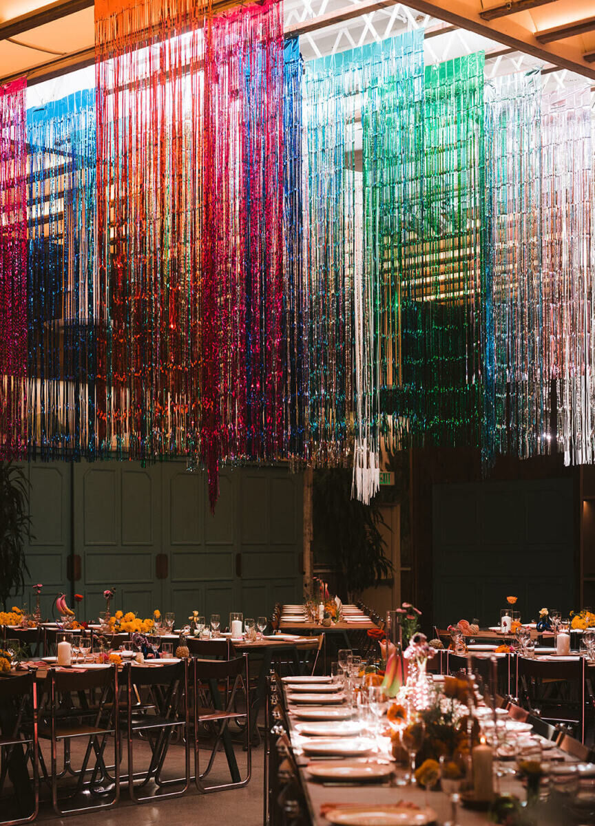 Best Wedding Venues for Creative Couples: Valentine DTLA set up for a wedding reception.