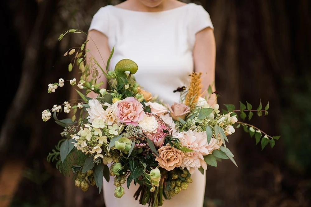 A Forest Wedding for Tina and Bj