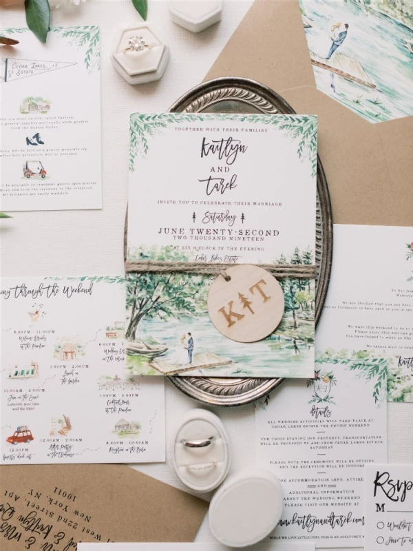 A Rustic Wedding for Kaitlyn and Tarek