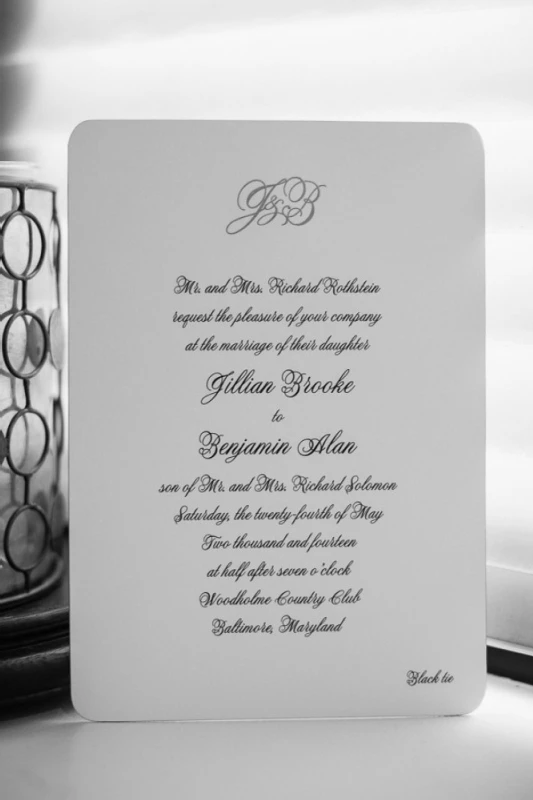 A Wedding for Jillian and Benjamin