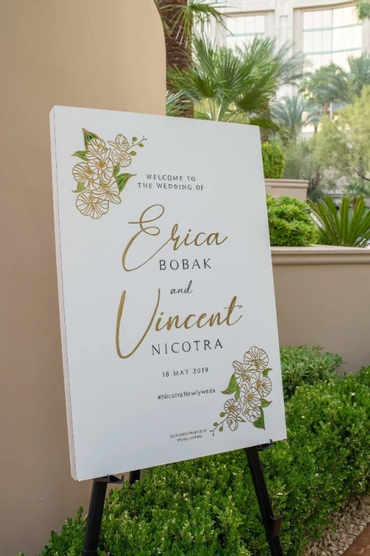 A Glam Wedding for Erica and Vince