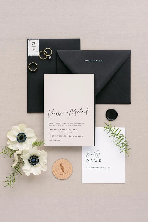 A Modern Wedding for Vanessa and Michael