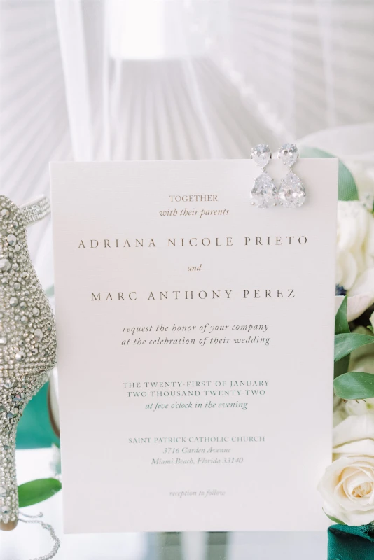 A Classic Wedding for Adriana and Marc Anthony