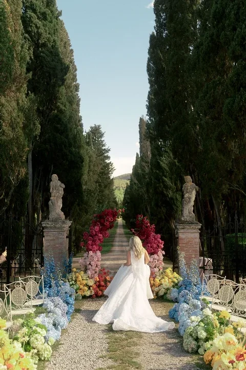 A Rainbow Wedding for Alexandra and Dominic