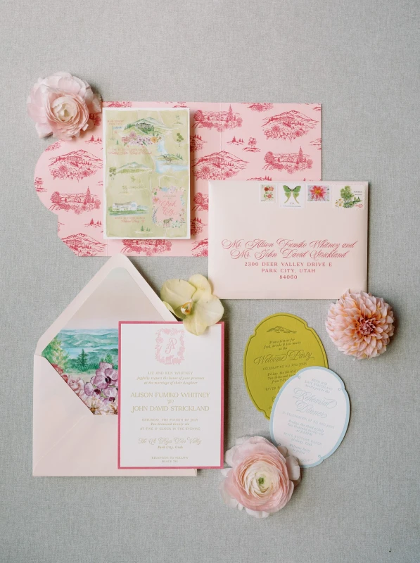 An Heirloom Mountain Wedding Abloom with Pastel Wildflowers