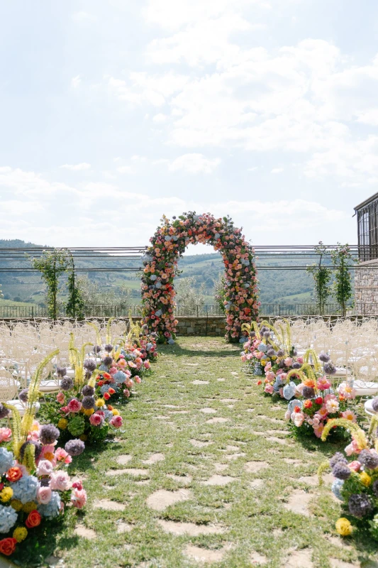 A Colorful Wedding for Carolyn and Tony