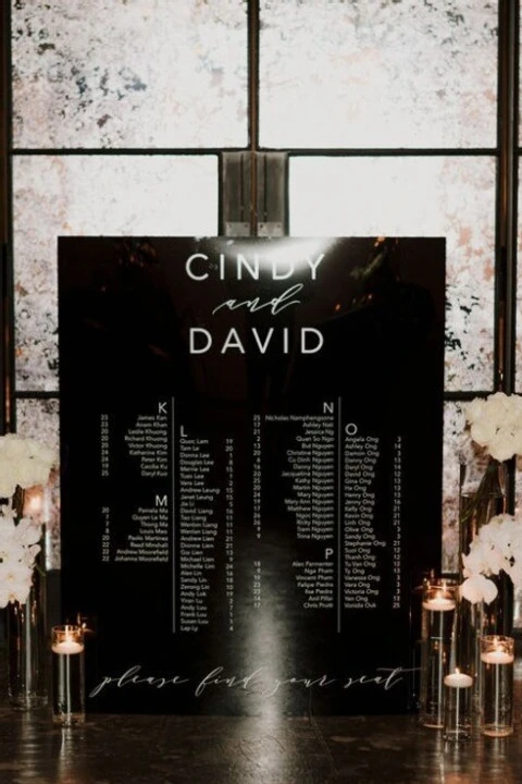 A Glam Wedding for Cindy and David