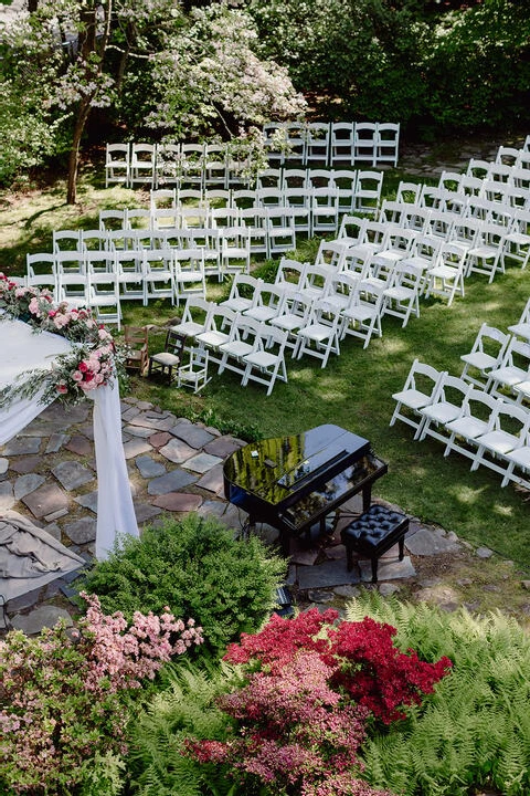 A Garden Wedding for Charlotte and Mark