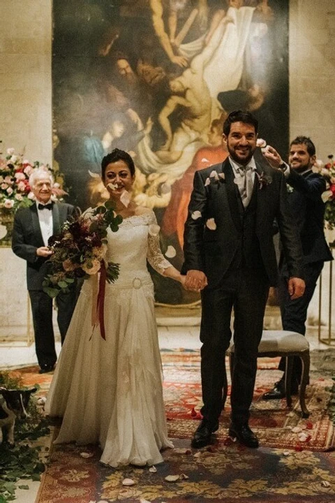 An Indoor Wedding for Alessandra and Alessandro