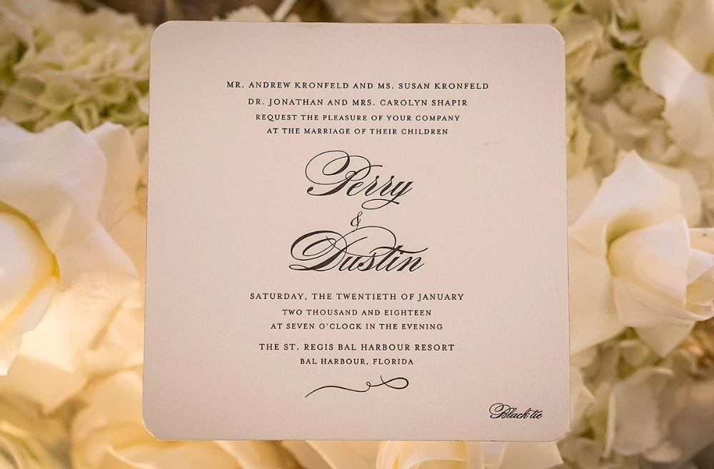 A Glam Wedding for Perry and Dustin