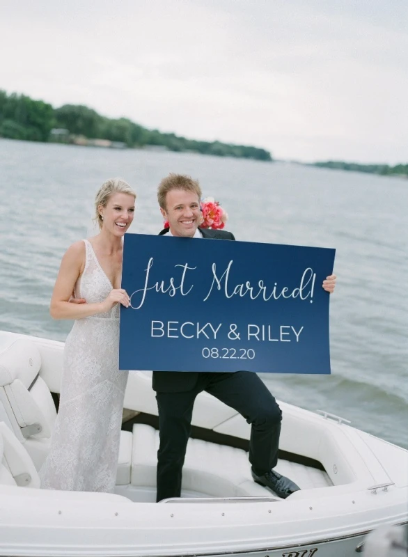 A Glam Wedding for Becky and Riley