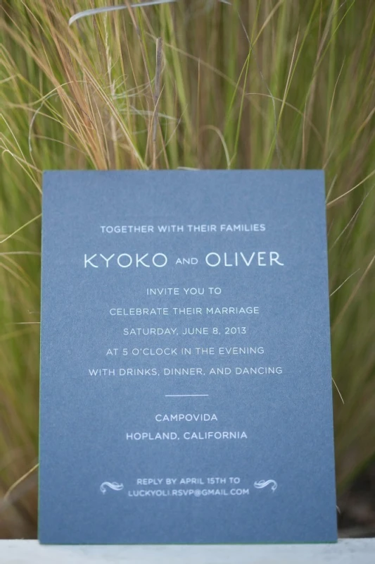 A Wedding for Kyoko and Oliver