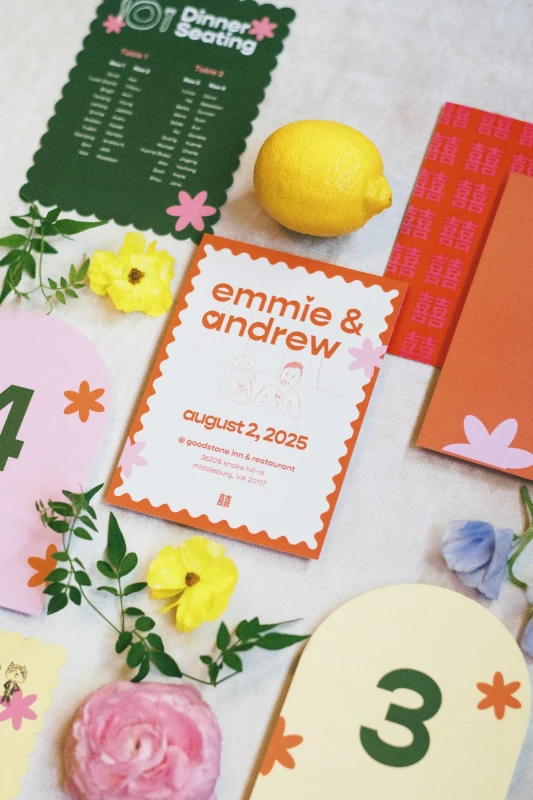 A Colorful Wedding for Emmie and Andrew