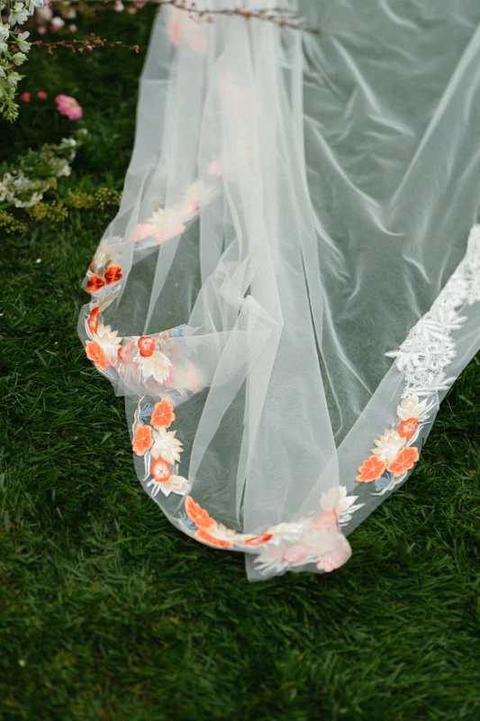  A Sunset-Colored Wedding Above Florence That Bloomed from Aisle to Veil