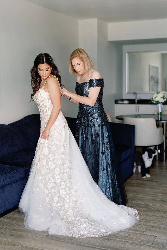 A Glam Wedding for Julie and Jeff