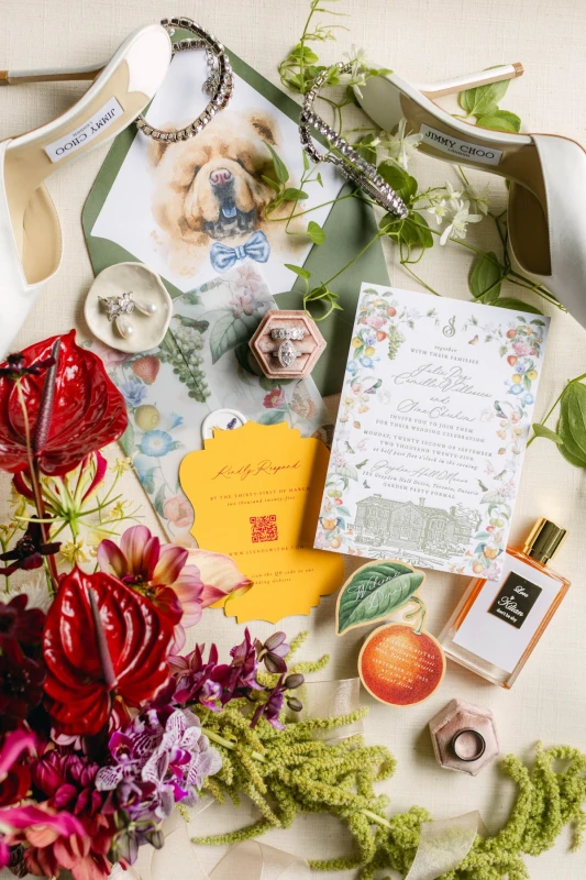  A Garden Party Wedding That Could Barely Stay Within Its Walls