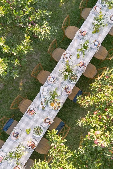An Orchard Dinner for Kate and Dominic