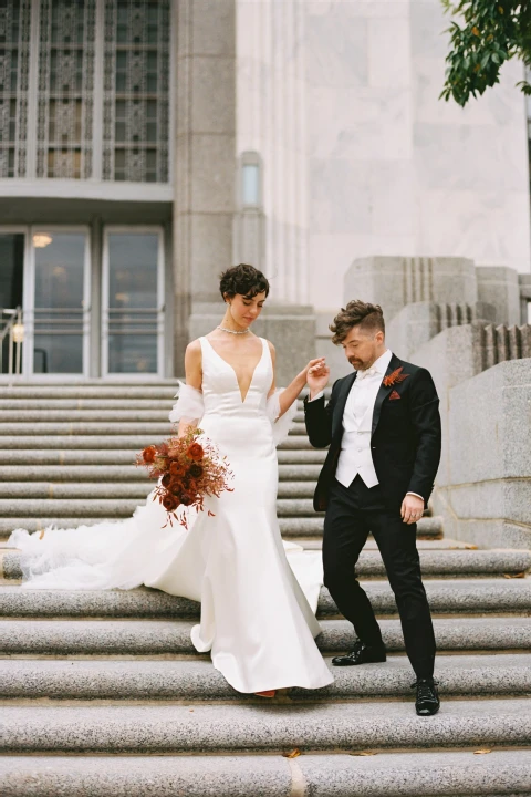 A Glam Wedding for Kim and Eli 