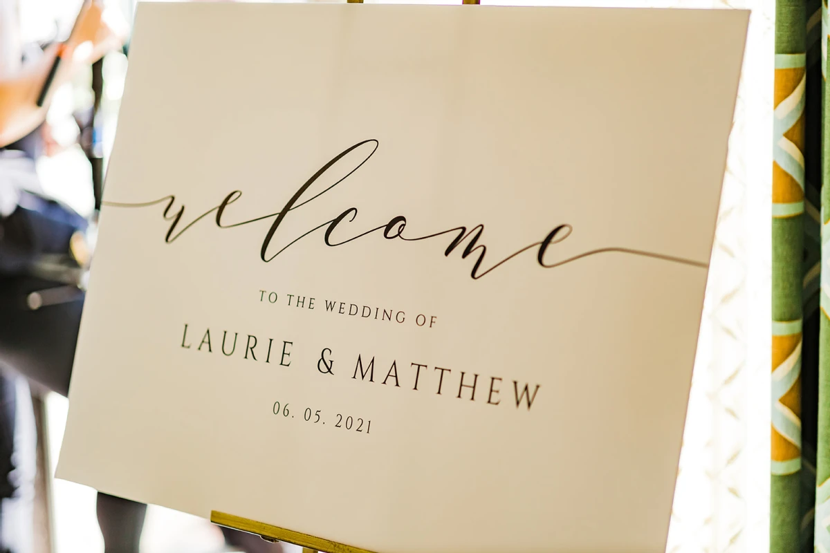 A Formal Wedding for Laurie and Matthew